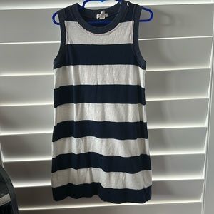 Crewcuts girls sleeveless striped dress. Size small (6-7)
